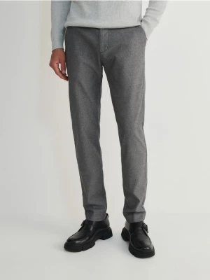 Reserved - Spodnie chino slim fit - szary