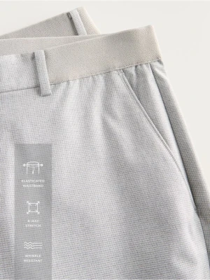 Reserved - Spodnie chino slim fit - szary