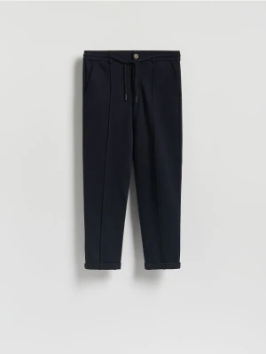 Reserved - Spodnie chino slim - granatowy