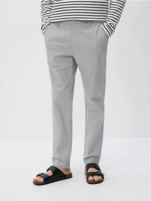 Reserved - Spodnie chino slim - jasnoszary