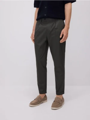 Reserved - Spodnie chino slim - jasny zielony