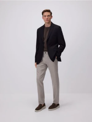 Zdjęcie produktu Reserved - Spodnie chino slim z wiskozą - beżowy