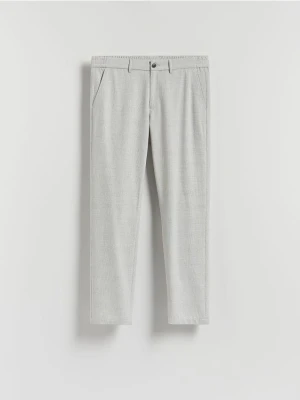Reserved - Spodnie chino slim z wiskozą - jasnoszary