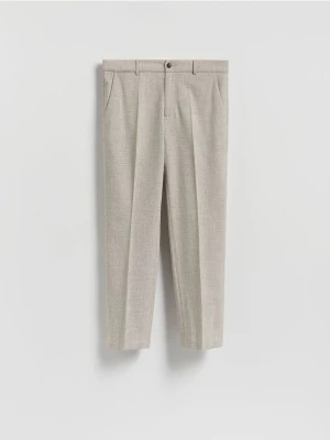 Reserved - Spodnie chino slim z wiskozą - szary