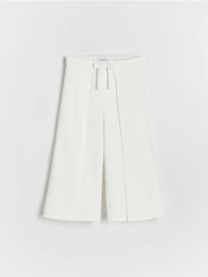 Reserved - Spodnie culotte - biały