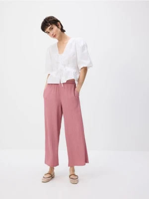 Reserved - Spodnie culotte - brudny róż