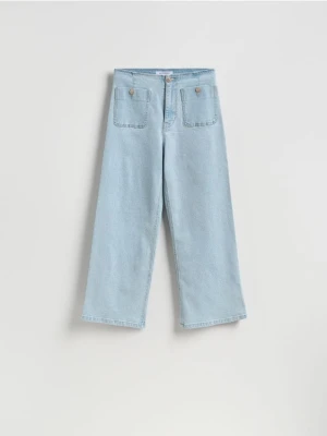 Reserved - Spodnie culotte - niebieski