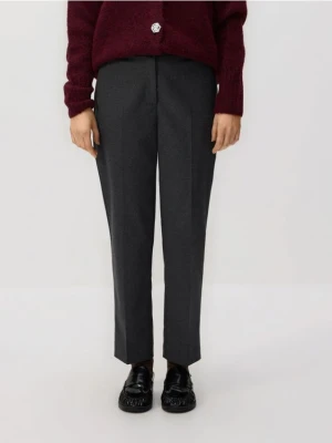 Reserved - Spodnie cygaretki - szary