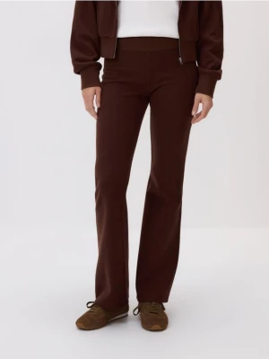 Reserved - Spodnie dresowe - brązowy