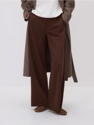 Reserved - Spodnie dresowe - ciemnobrązowy