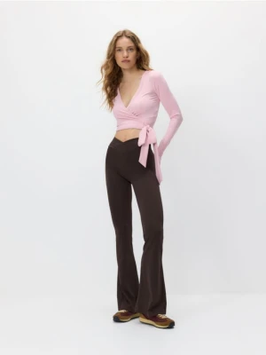 Reserved - Spodnie dresowe - ciemnobrązowy