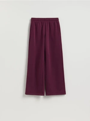 Reserved - Spodnie dresowe - ciemnofioletowy