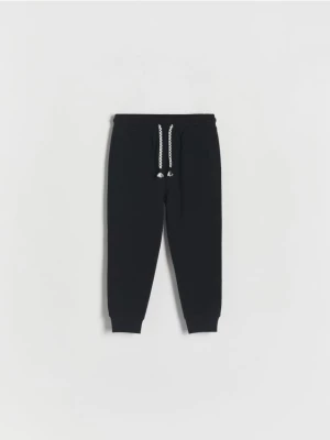 Reserved - Spodnie dresowe jogger - czarny
