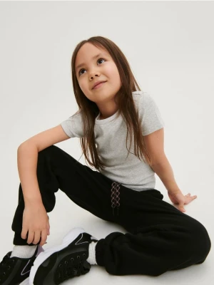 Reserved - Spodnie dresowe jogger - czarny