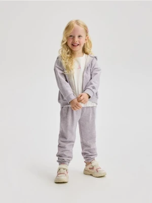 Reserved - Spodnie dresowe - lawendowy