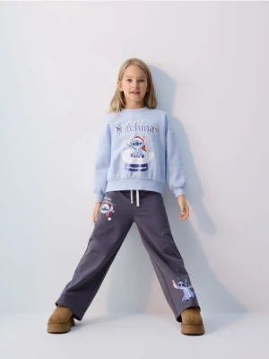 Zdjęcie produktu Reserved - Spodnie dresowe Lilo i Stitch - ciemnoszary