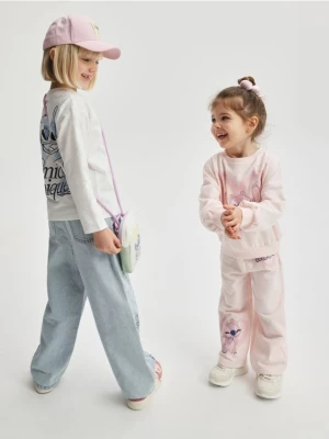 Reserved - Spodnie dresowe Lilo i Stitch - pastelowy róż