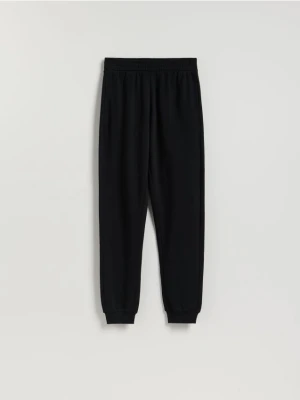 Reserved - Spodnie dresowe long leg - czarny