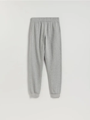 Reserved - Spodnie dresowe long leg - jasnoszary