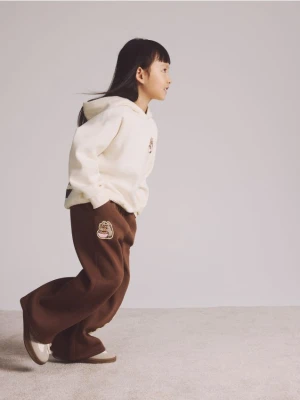 Reserved - Spodnie dresowe Pusheen - ciemnobrązowy