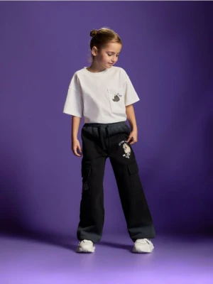 Zdjęcie produktu Reserved - Spodnie dresowe Pusheen - czarny