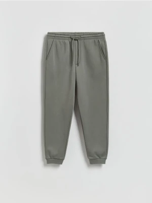 Reserved - Spodnie dresowe regular fit - jasny zielony