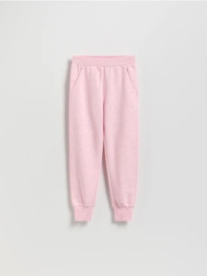 Reserved - Spodnie dresowe - różowy