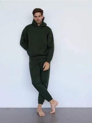 Zdjęcie produktu Reserved - Spodnie dresowe slim fit - ciemnozielony