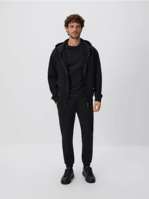 Reserved - Spodnie dresowe slim fit - czarny