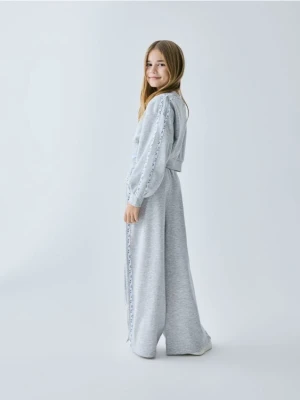 Reserved - Spodnie dresowe SmileyWorld® - jasnoszary