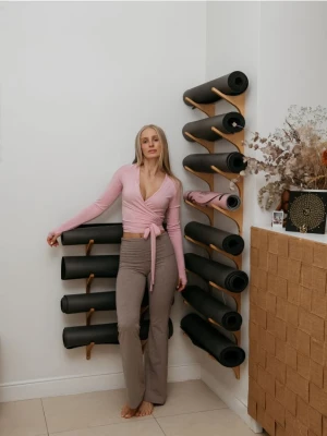 Reserved - Spodnie dresowe z bawełną - brązowy