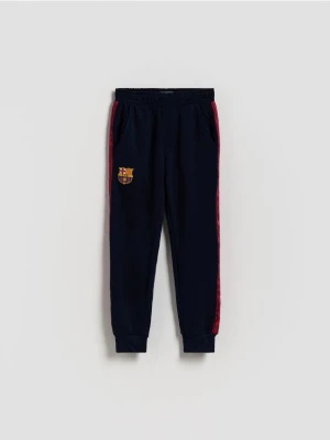 Reserved - Spodnie FC Barcelona - granatowy
