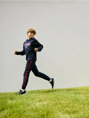 Reserved - Spodnie FC Barcelona - granatowy