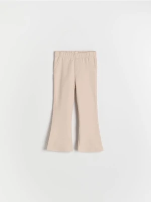 Zdjęcie produktu Reserved - Spodnie flare - beżowy