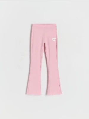 Reserved - Spodnie flare - brudny róż