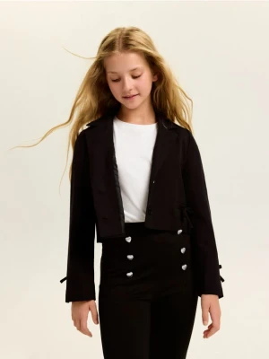 Reserved - Spodnie flare - czarny