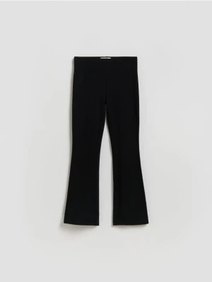 Reserved - Spodnie flare - czarny
