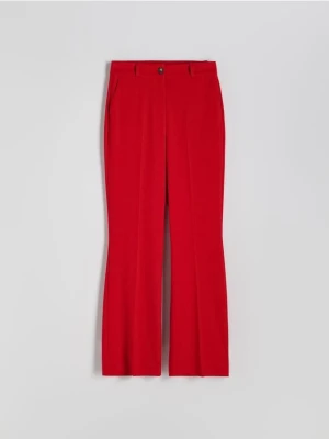 Reserved - Spodnie flare - czerwony