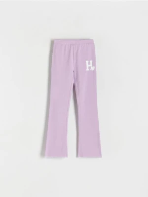 Reserved - Spodnie flare - lawendowy