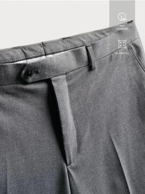 Reserved - Spodnie garniturowe slim fit - ciemnoszary