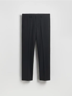 Reserved - Spodnie garniturowe slim fit - czarny