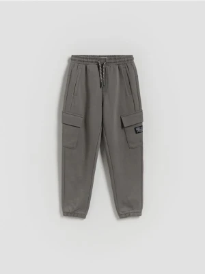 Reserved - Spodnie jogger cargo - ciemnoszary