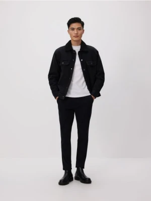 Reserved - Spodnie jogger slim - czarny