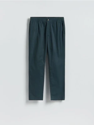 Reserved - Spodnie jogger slim - granatowy