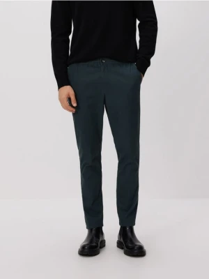 Reserved - Spodnie jogger slim - granatowy