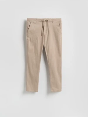 Reserved - Spodnie joggery - beżowy
