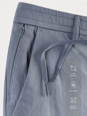 Reserved - Spodnie joggery - granatowy