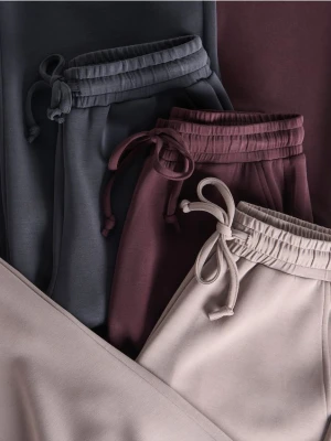 Reserved - Spodnie long leg - brązowy