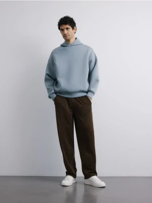 Reserved - Spodnie loose fit - brązowy