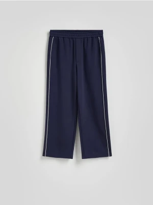 Reserved - Spodnie loose fit - granatowy